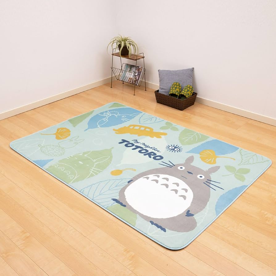 ジブリ となりのトトロ カーペット 180×180 スタジオジブリ となりのトトロ ラグ180×180リズムニノッテ